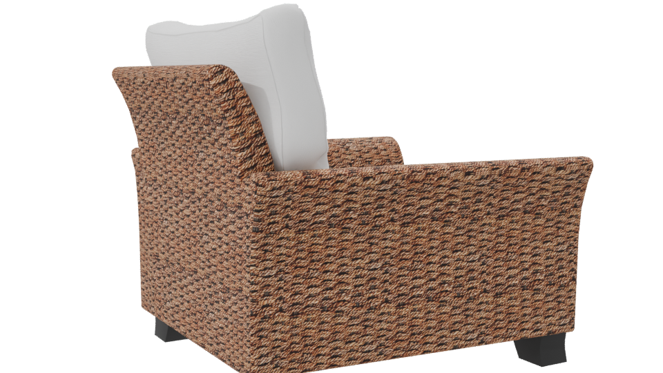 Cozy Modern Lounge Chair 3D - Professional 3D Model Render 7
