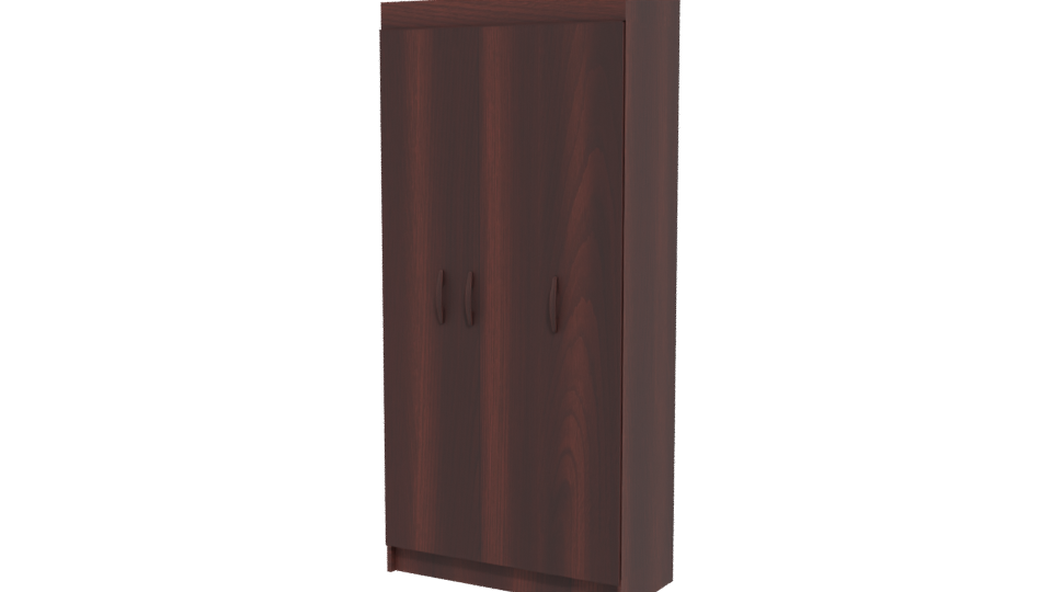 Stylish Wooden Storage Cabinet 3D Model - Professional 3D Model Render 12