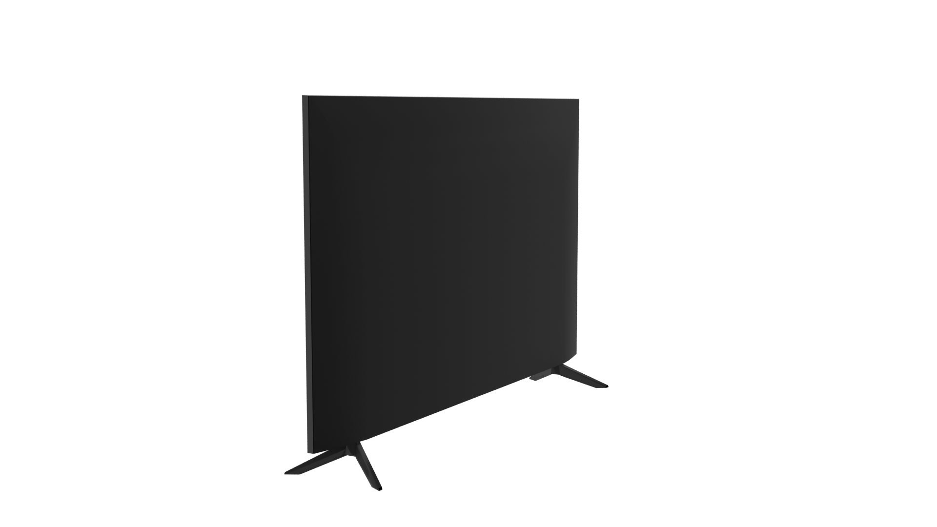 Sleek Flat Screen TV Model - Professional 3D Model Render 3