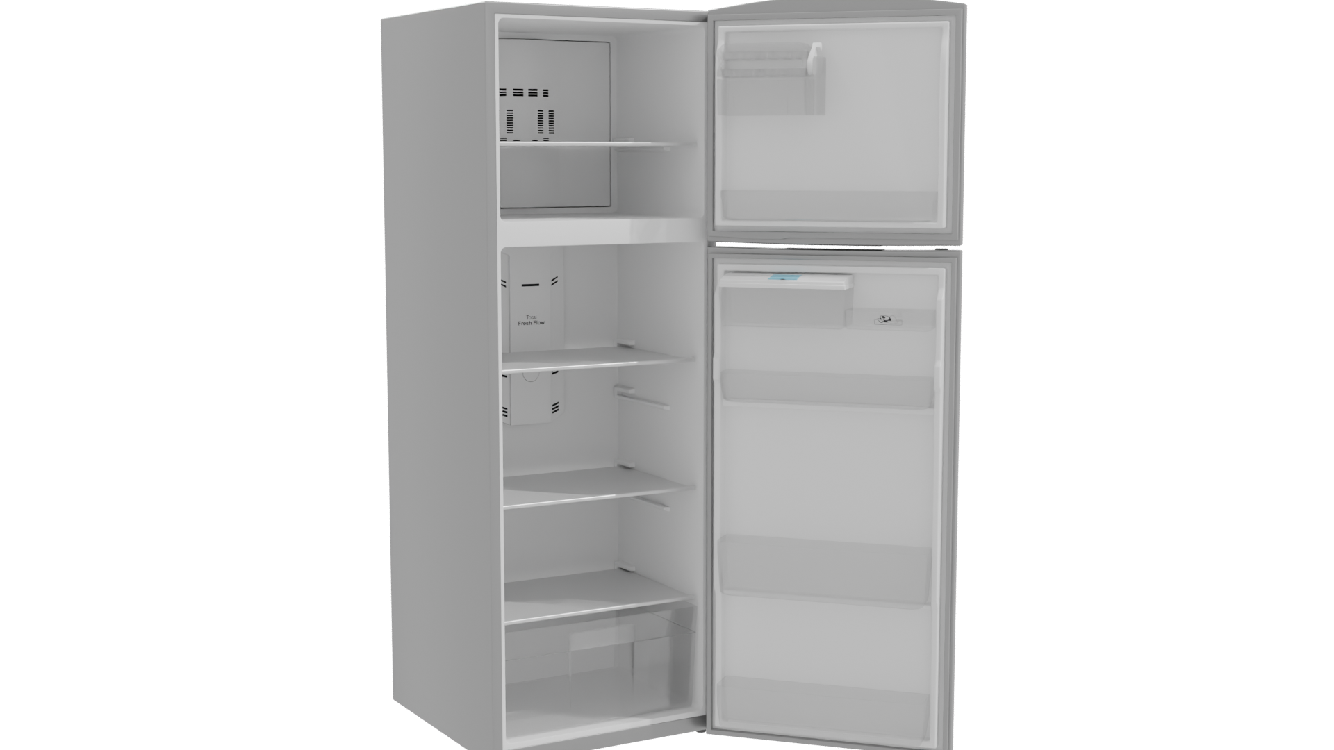 Stylish Refrigerator 3D Model - Professional 3D Model Render 10