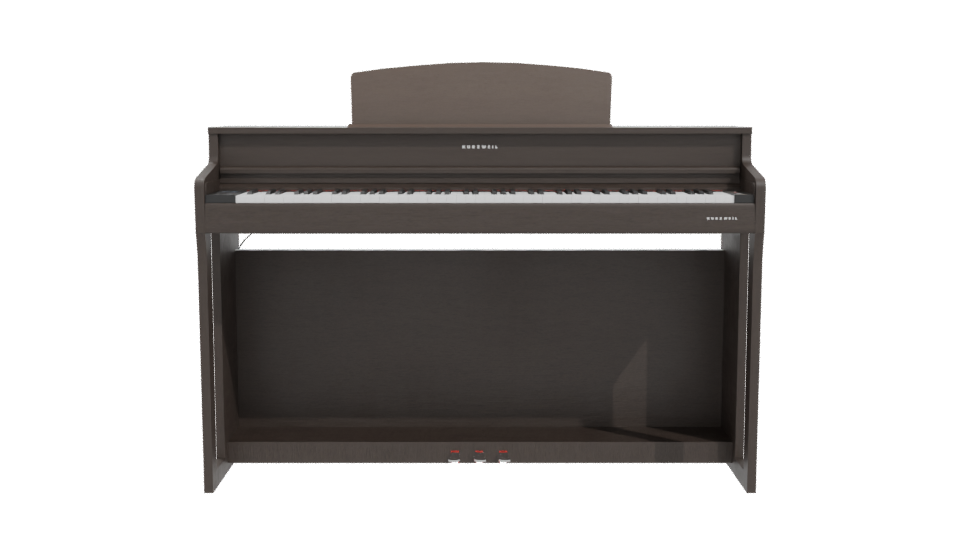 Stylish Digital Piano Model - Professional 3D Model Render 11