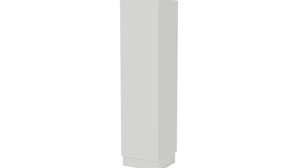 Stylish Minimalist Tall Container 3D Model - Professional 3D Model Render 6