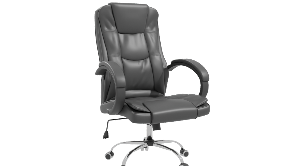 Ergonomic High-Back Office Chair 3D Model - Professional 3D Model Render 10