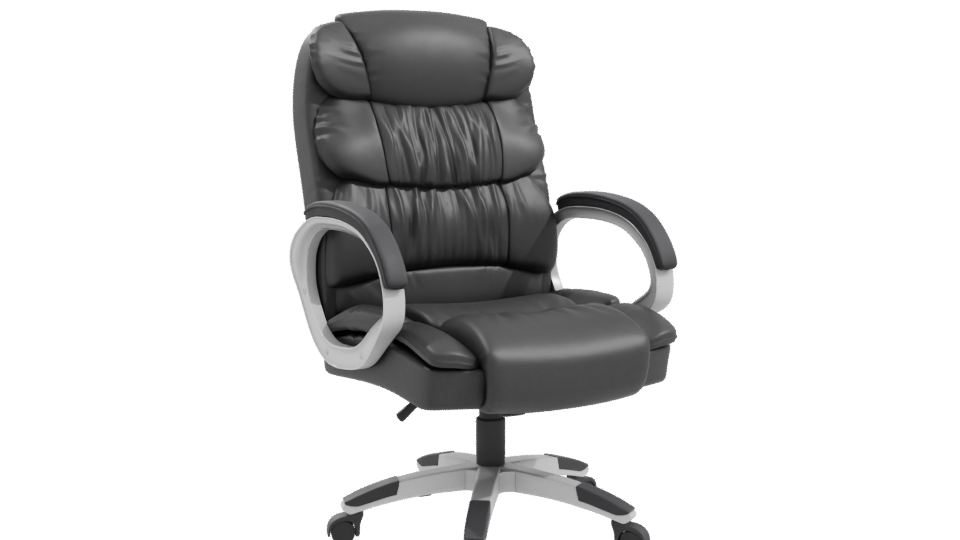 Stylish Executive Office Chair 3D Model - Professional 3D Model Render 10