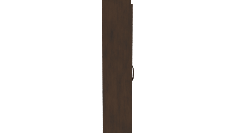 Stylish Wooden Wardrobe Model - Professional 3D Model Render 8