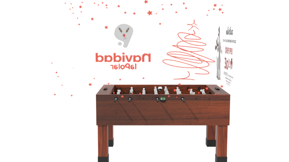 Foosball Table 3D Model - Professional 3D Model Render 2