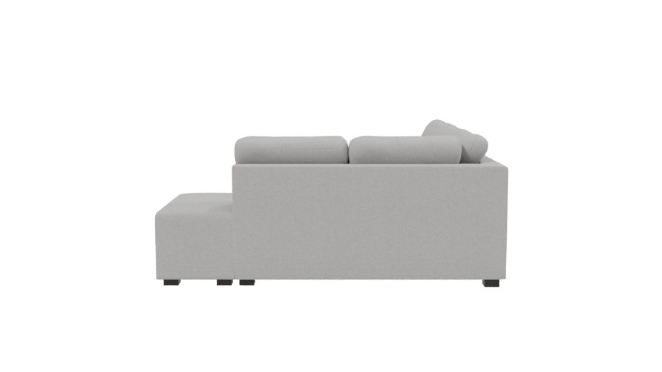 Stylish L-Shaped Sofa Model - Professional 3D Model Render 2