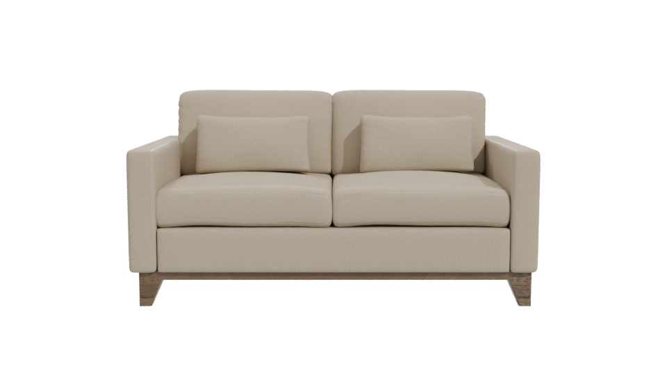 Contemporary Fabric Sofa 3D Model - Professional 3D Model Render 11