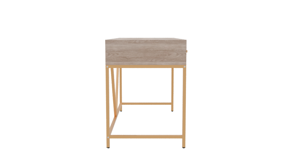 Elegant Minimalist Desk 3D Model - Professional 3D Model Render 8