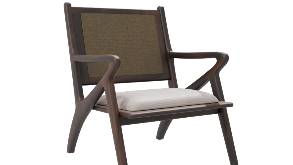 Sitial Canning Modern Chair 3D - Professional 3D Model Render 7