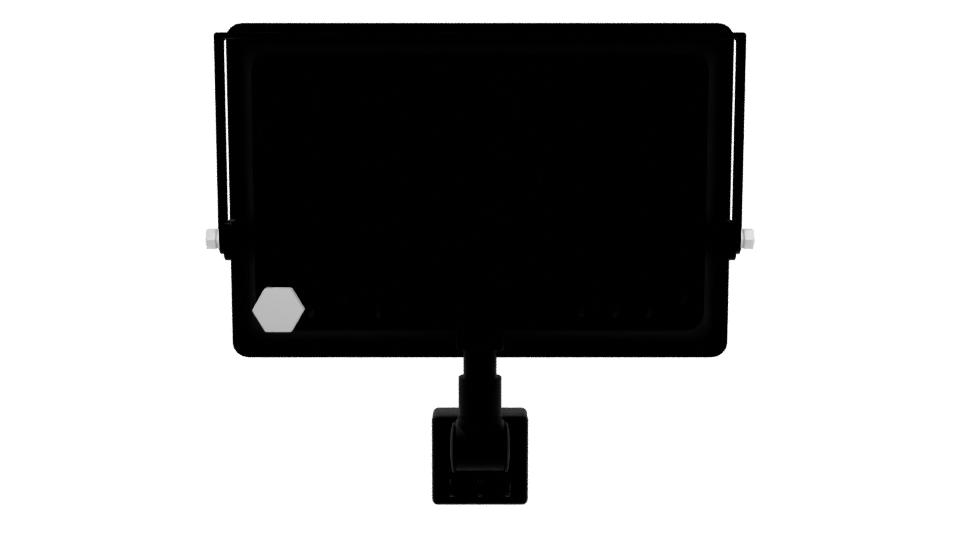LED Floodlight with Motion Sensor - Professional 3D Model Render 5