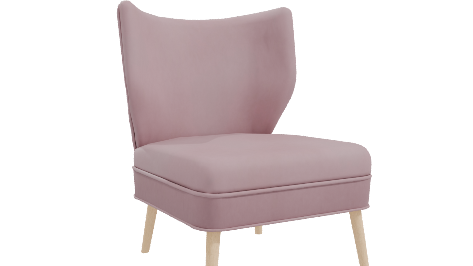 Stylish Modern Accent Chair 3D - Professional 3D Model Render 10