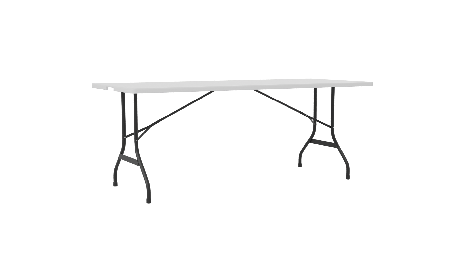 Minimalist Folding Table 3D Model - Professional 3D Model Render 7
