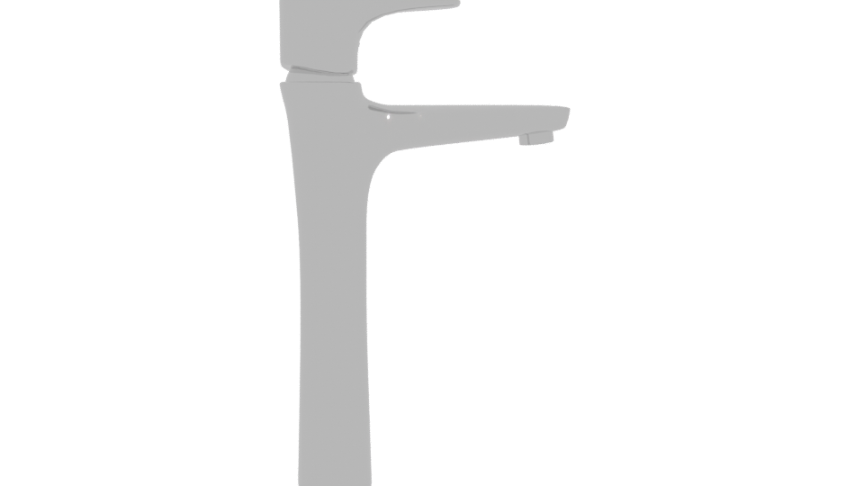 Sleek Modern Kitchen Faucet 3D Model - Professional 3D Model Render 10