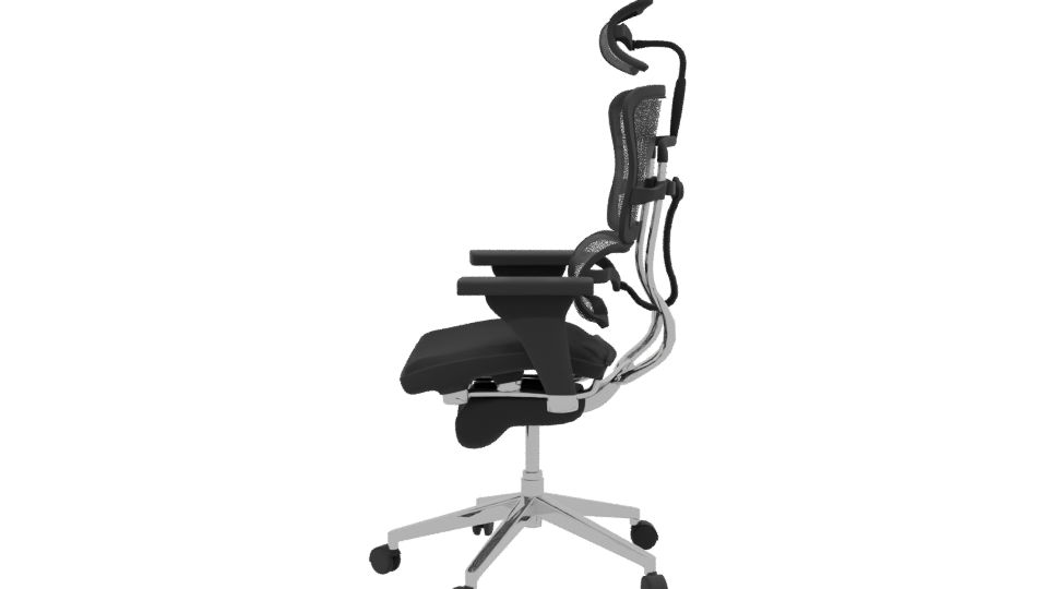Ergonomic Modern Office Chair 3D Model - Professional 3D Model Render 2