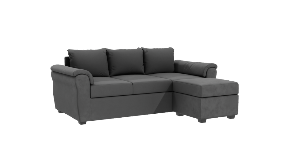 Stylish Modern Sofa 3D Model - Professional 3D Model Render 10