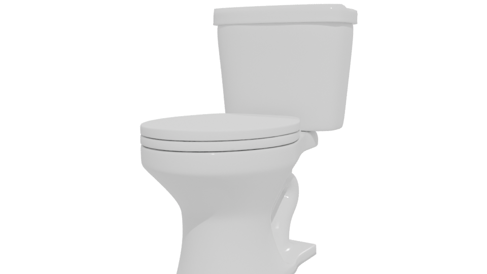 Stylish Modern Toilet 3D Model - Professional 3D Model Render 12