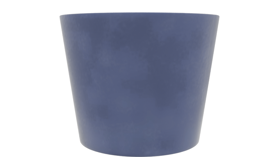 Glossy Flower Pot 3D Model - Professional 3D Model Render 3