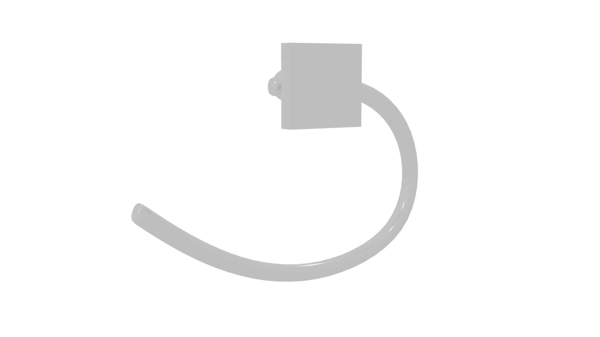 Modern Door Handle 3D Model - Professional 3D Model Render 7