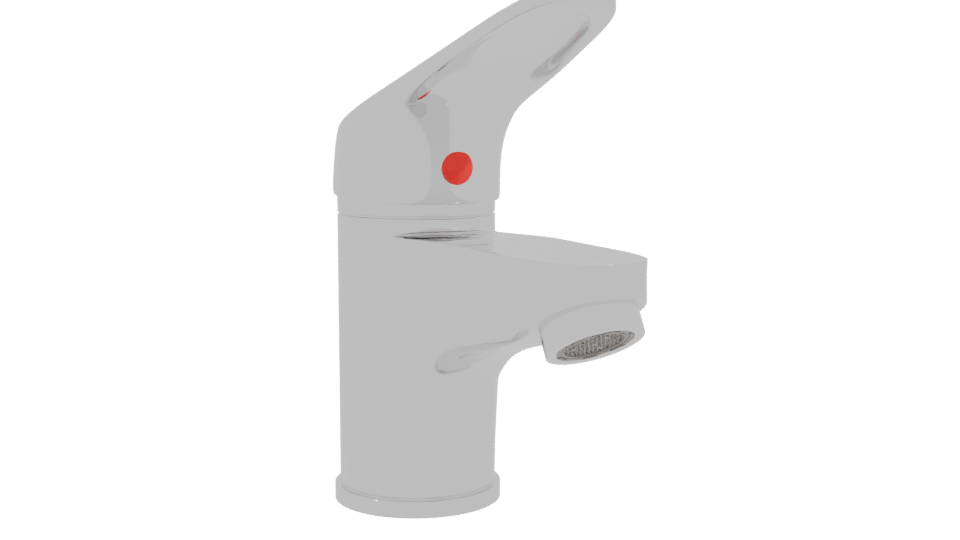 Stainless Steel Water Cooler Model - Professional 3D Model Render 10