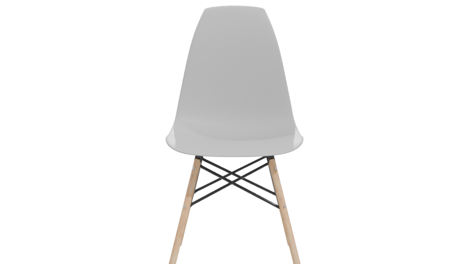 Contemporary Plastic Dining Chair 3D - Professional 3D Model Render 11