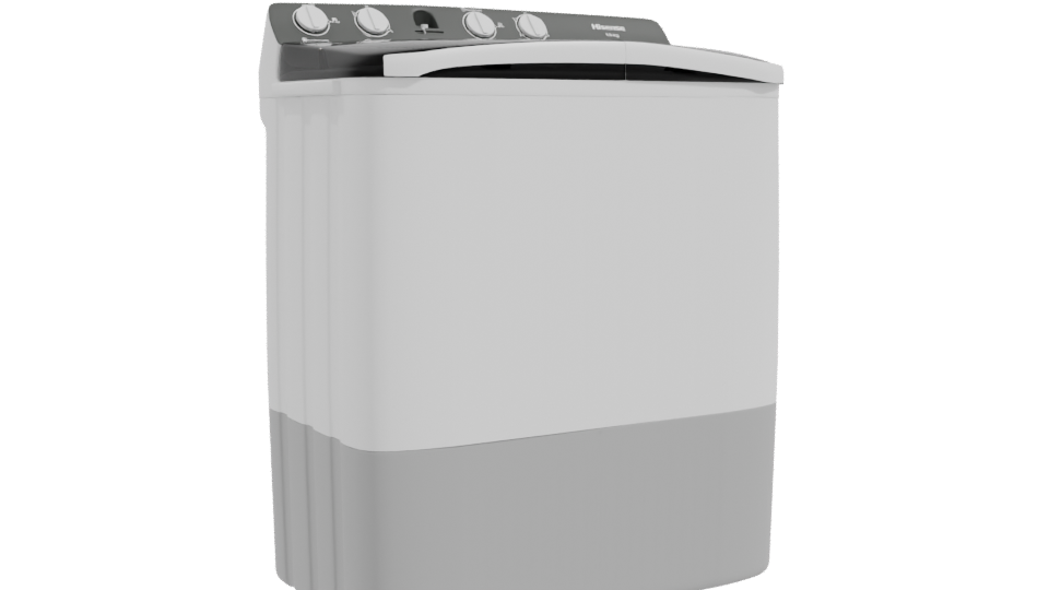 Hisense Washing Machine Model 3D - Professional 3D Model Render 10