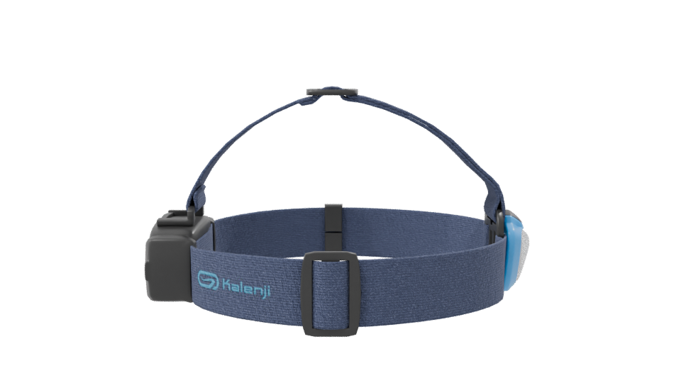 Stylish Blue Fabric Headlamp 3D Model - Professional 3D Model Render 8