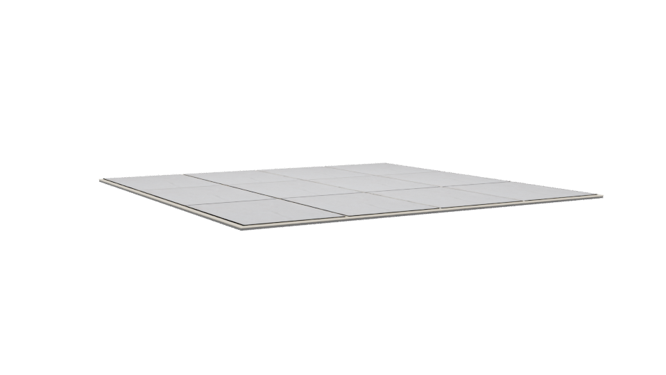 Elegant White Tile Floor 3D - Professional 3D Model Render 4