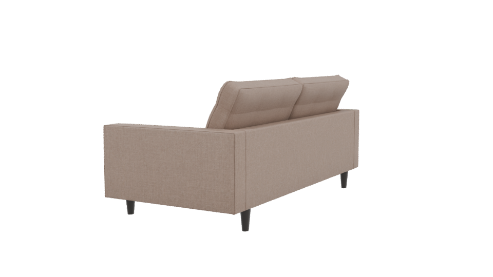Stylish Upholstered Sofa Model - Professional 3D Model Render 3