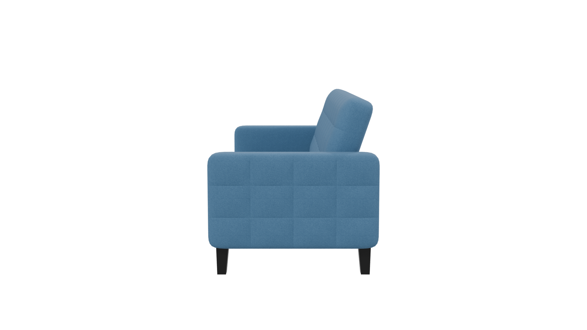 Blue Futon Sofa Model 3D - Professional 3D Model Render 17