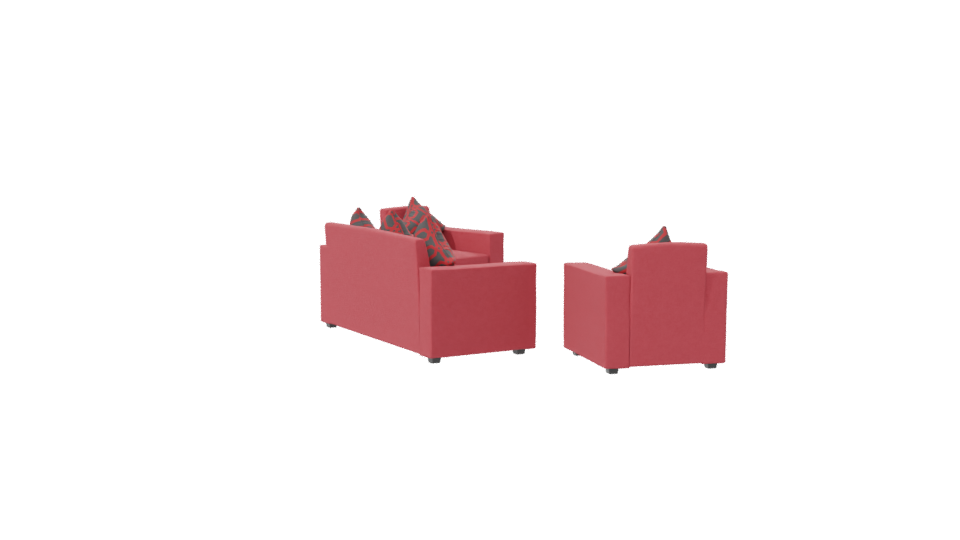 Stylish Fabric Sofa Set 3D - Professional 3D Model Render 7