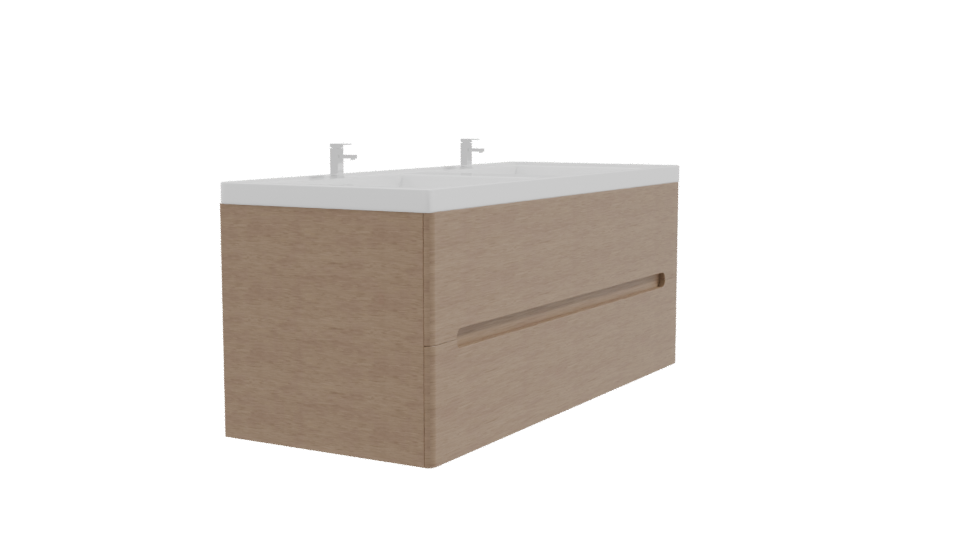 Luxury Double Sink Bathtub 3D - Professional 3D Model Render 9