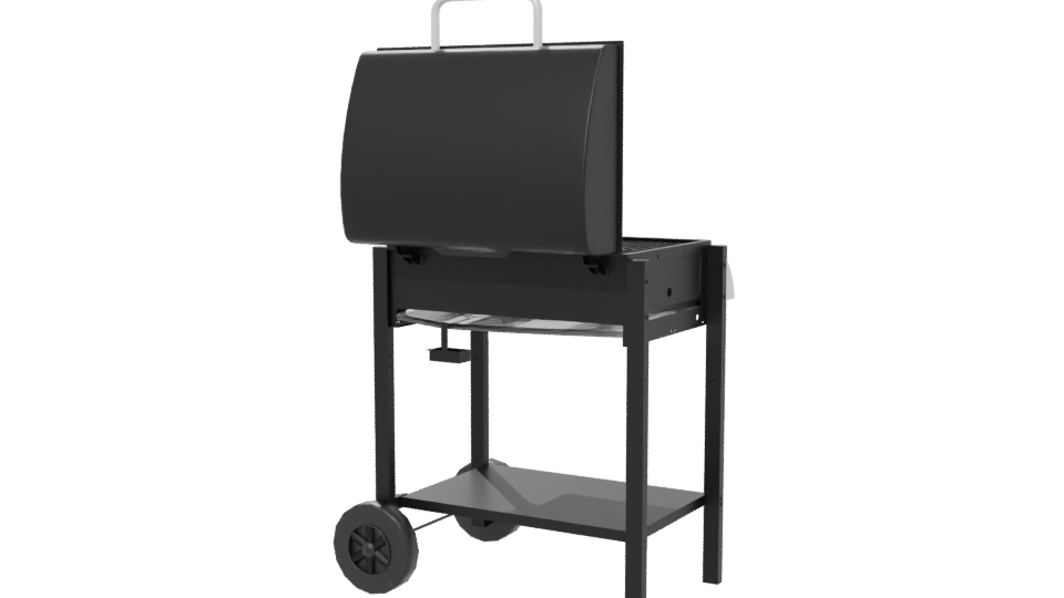 Outdoor Gas Grill 3D Model - Professional 3D Model Render 6