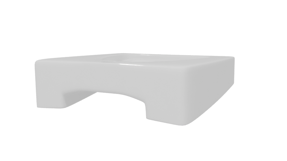 Sleek Modern Wash Basin 3D Model - Professional 3D Model Render 6