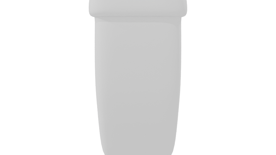 Stylish Minimalist Toilet Model - Professional 3D Model Render 8