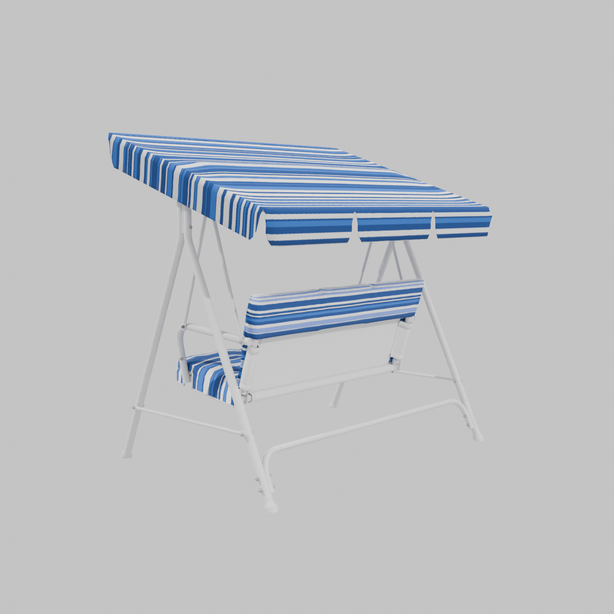 SILLON COLUMPIO 3 PERSONAS RAYAS AZUL7BLANCO