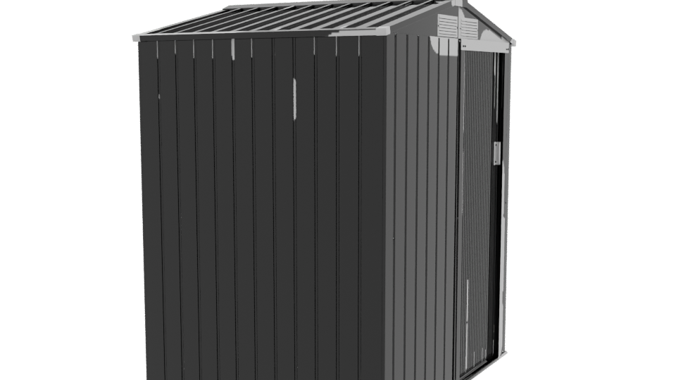 Garden Storage Shed 3D Model - Professional 3D Model Render 9
