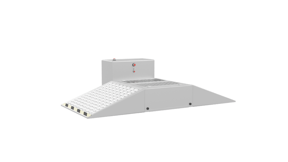 Futuristic Drone Landing Pad 3D - Professional 3D Model Render 10
