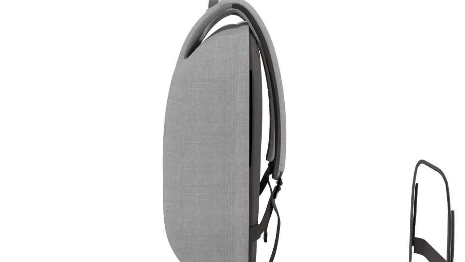 Stylish Minimalist Backpack 3D - Professional 3D Model Render 2