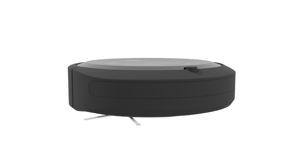 Sleek Robot Vacuum Cleaner 3D Model - Professional 3D Model Render 4