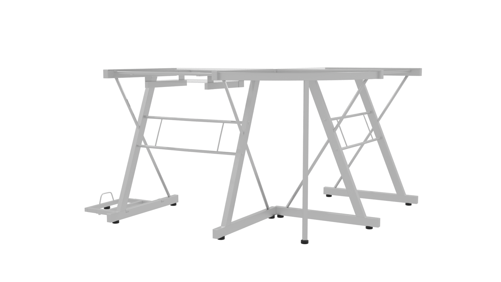 Stylish Modern Office Desk 3D - Professional 3D Model Render 9