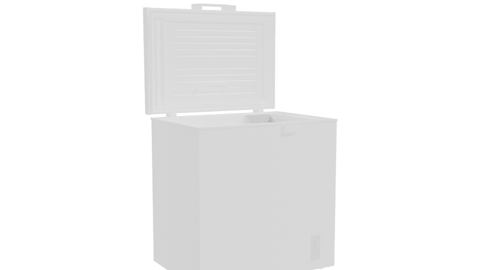 Compact Chest Freezer Model 3D - Professional 3D Model Render 10