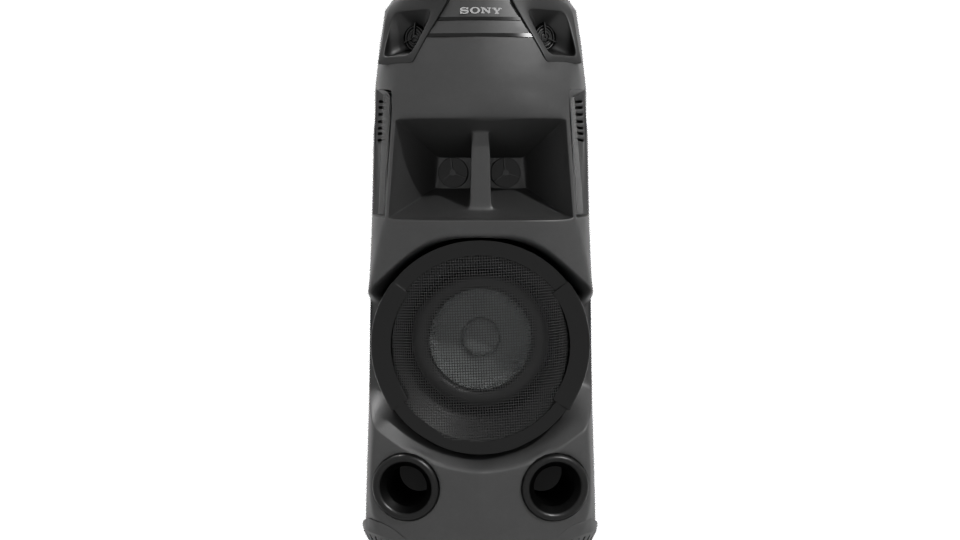 Dynamic Multimedia Speaker 3D Model - Professional 3D Model Render 11