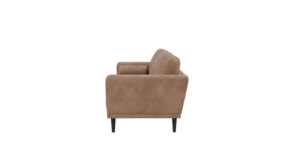 Stylish Leather Sofa Model - Professional 3D Model Render 2