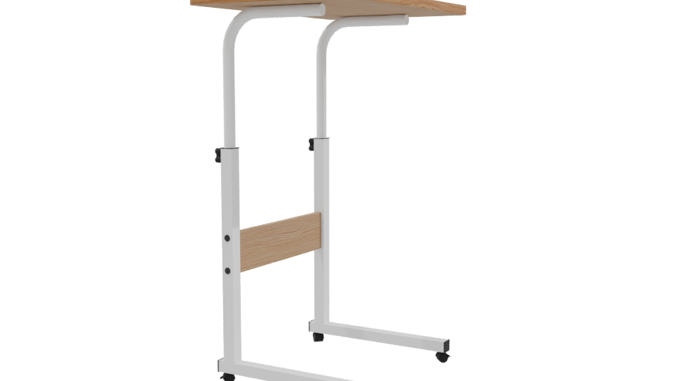 Minimalist Height Adjustable Desk 3D - Professional 3D Model Render 9