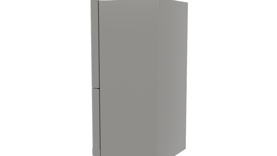 Sleek Modern Refrigerator Model - Professional 3D Model Render 3