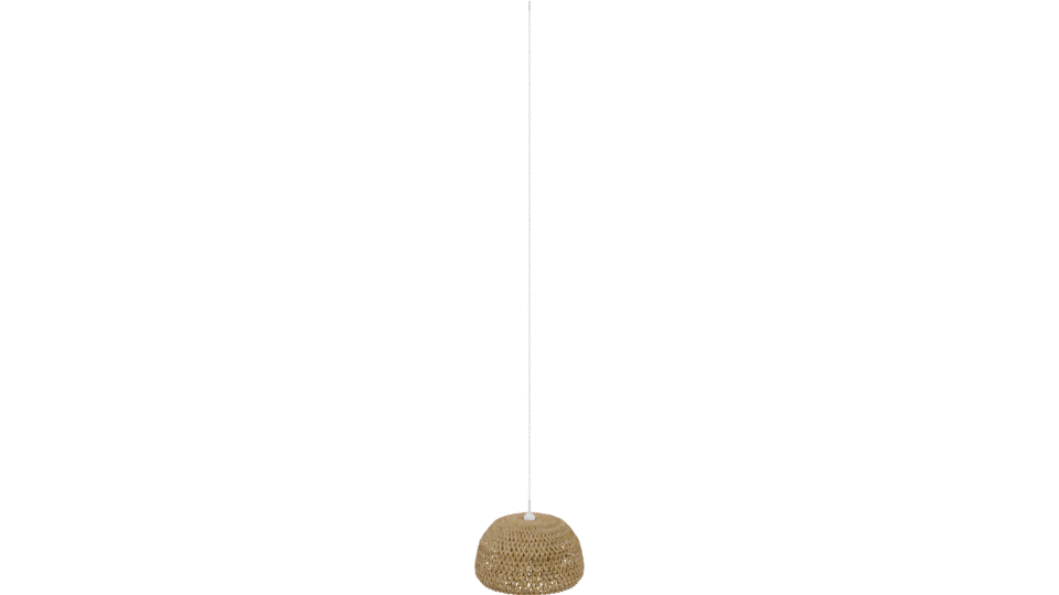 Stylish Woven Pendant Light 3D Model - Professional 3D Model Render 4