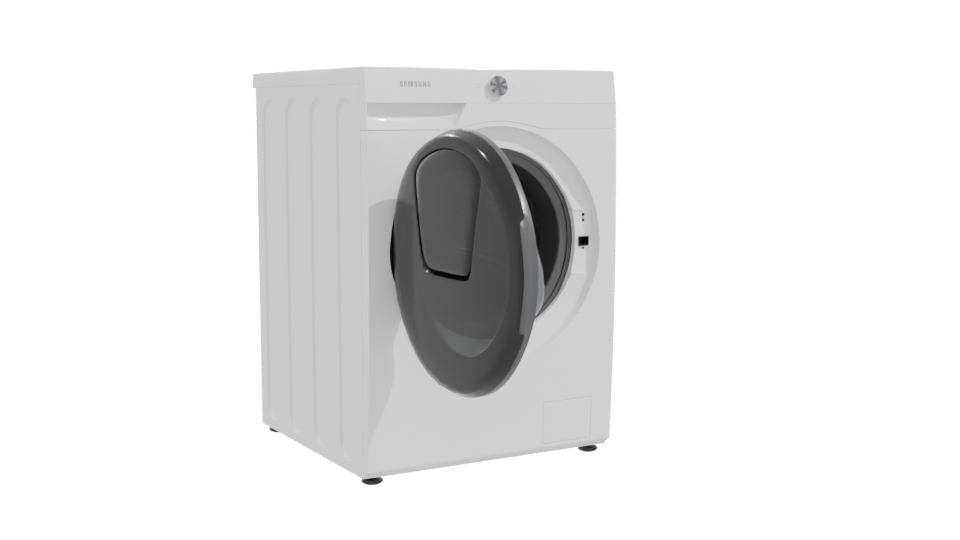 Modern Washing Machine 3D Model - Professional 3D Model Render 10