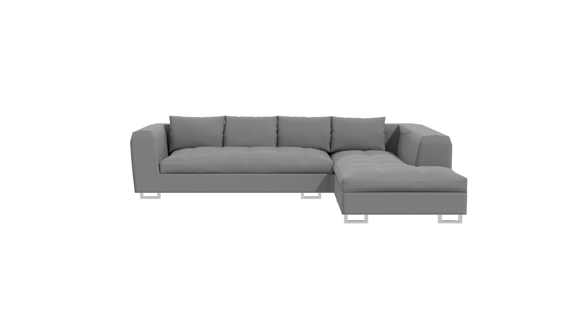 Modern Sectional Sofa 3D Model - Professional 3D Model Render 26