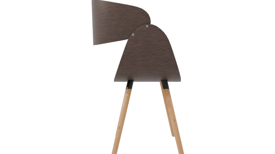 Stylish Modern Accent Chair 3D Model - Professional 3D Model Render 8